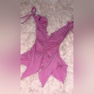 Pink tinker bell, Tie sleeve top!
